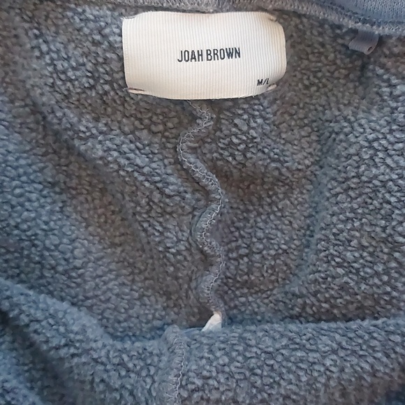 Joah Brown Cropped Blue Sweatshirt & Shorts Set - Picture 5 of 7